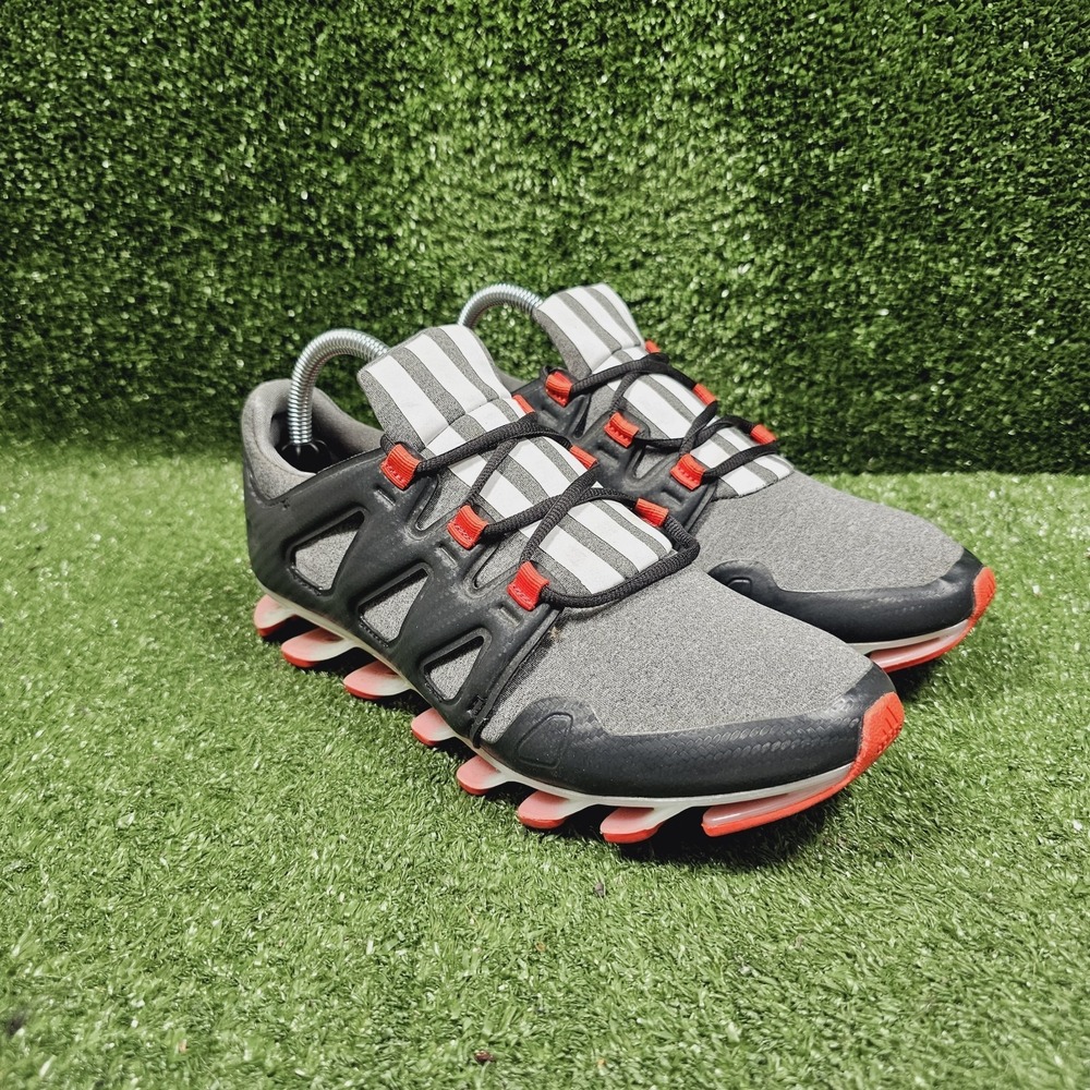 Adidas Springblade Pro Gray Black Athletic Running Sneakers 2015 Mens Size 8‎